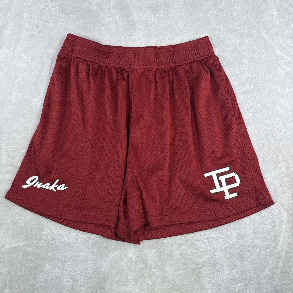 INAKA POWER shorts Size XL Maroon Mesh Gym Short